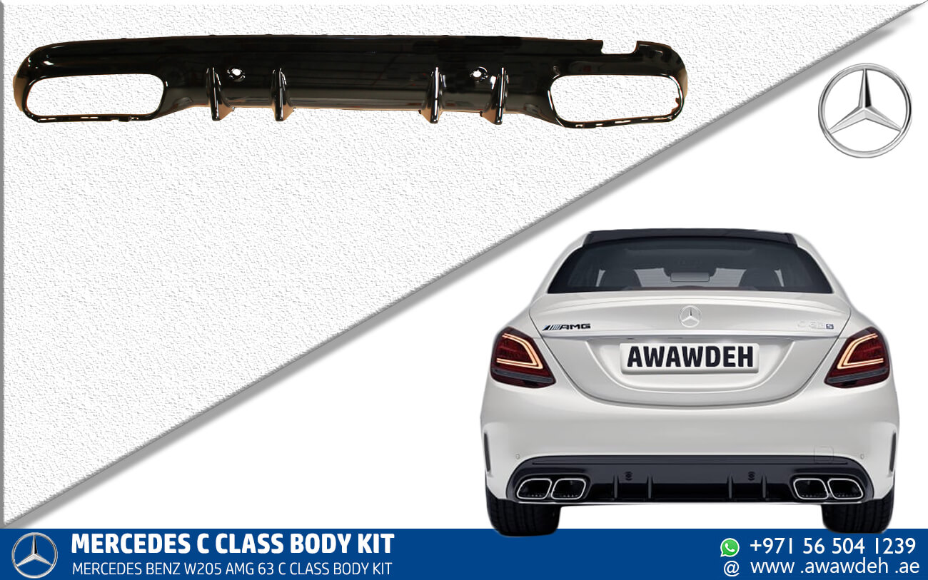 Mercedes c class diffuser 2021